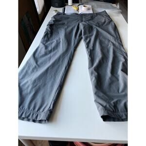 Eddie Bauer women’s gray straight fleece lined pants size 16